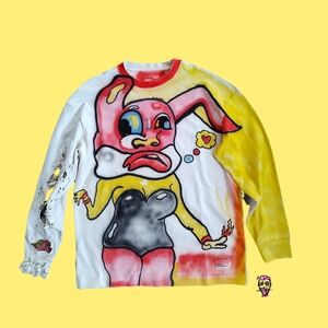 Vibrant Graphic Long Sleeve Tee